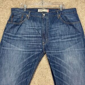 Levi's 505 Straight Fit Jeans Men's‎ 40x30 Blue Denim Classic Casual Pants